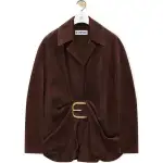 LOEWE Shirts Women's Brown Lapel Moderate Other