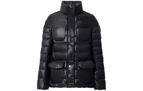 UNIQLO Down Jackets Women's Black Stand Collar Moderate Other