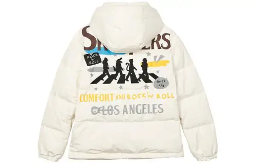 Skechers Down Jackets Women's Hooded Moderate Other