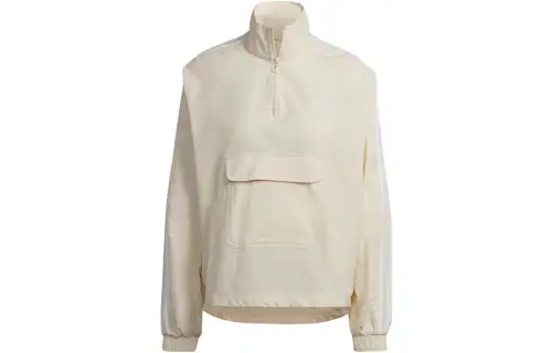 Adidas Originals Jackets Women's Ecru Stand Collar Moderate Other