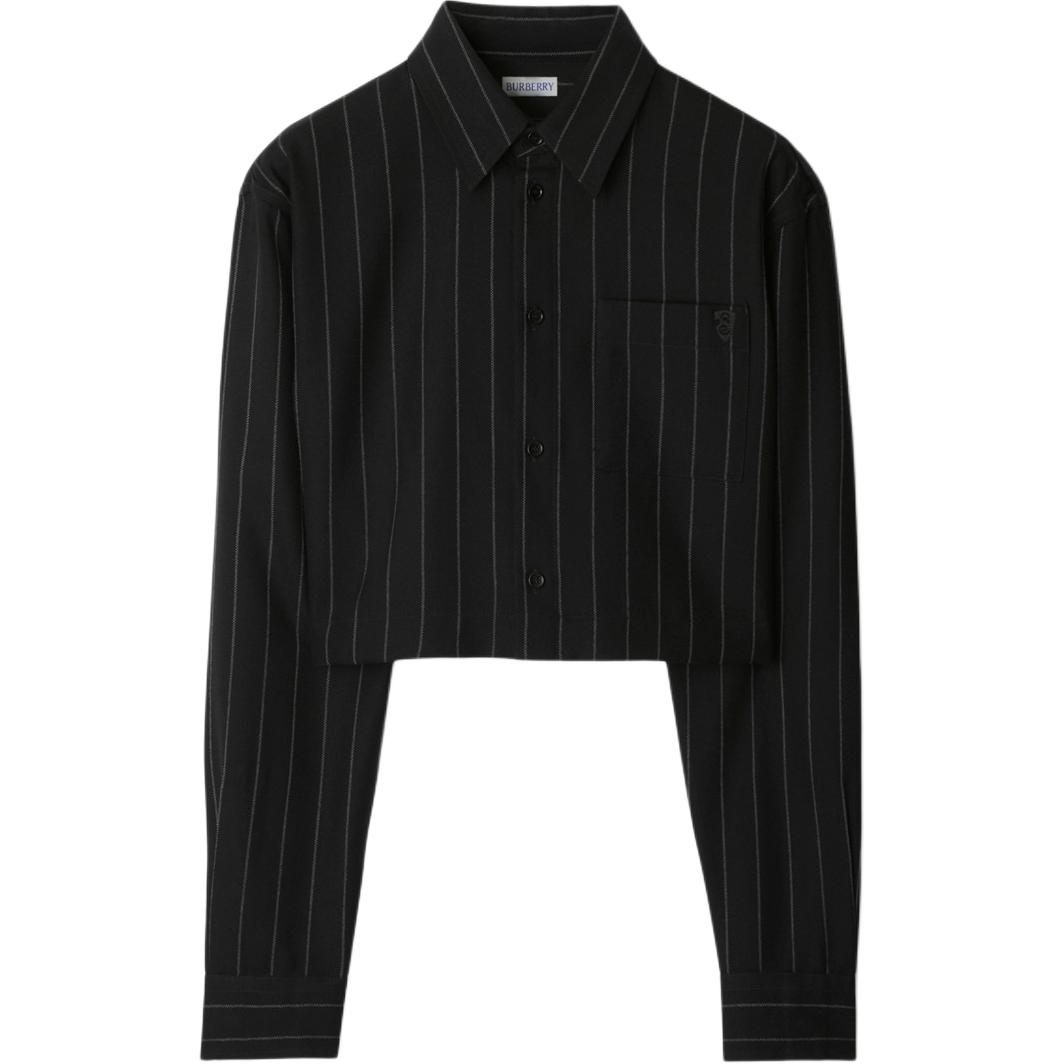 Женская рубашка Burberry FW24 (черная)