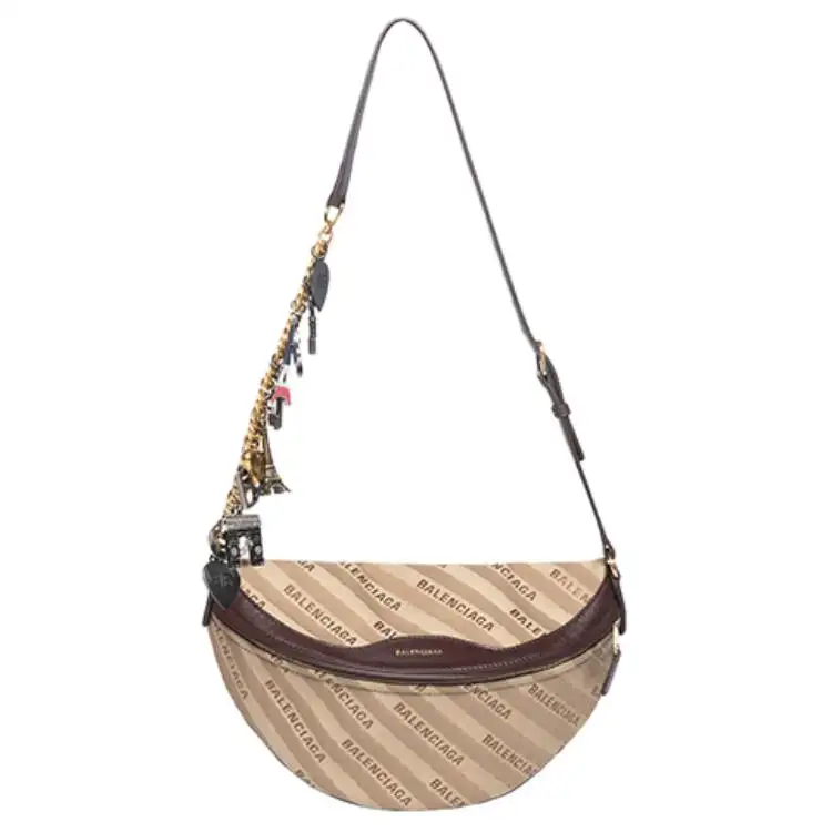 Balenciaga Sheepskin Fanny Pack Extra Small Unisex Brown