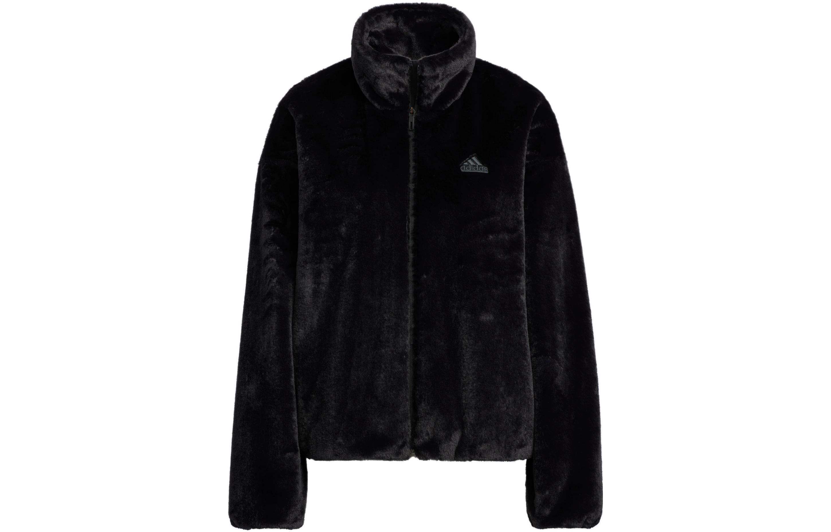 Женская куртка adidas Fur Jacket (черная)