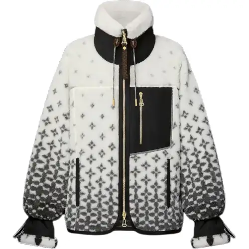 Lv Ombré Monogram Fleece Jacket