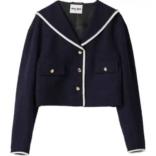 MIU MIU SS24 Jackets & Coats Women's Blue