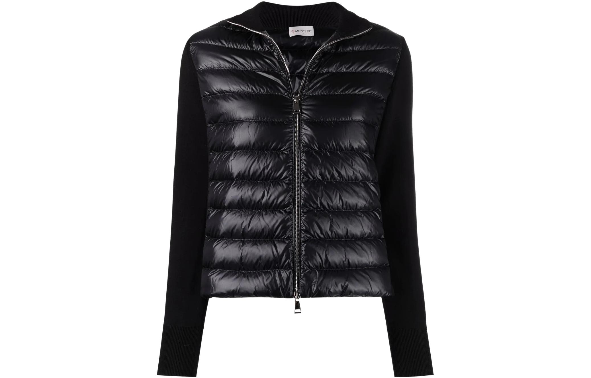 Женский пуховик Moncler SS22 (черный)