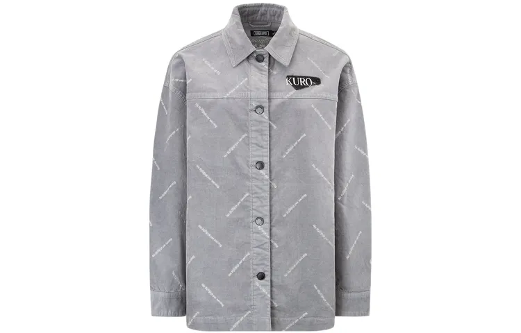 EVISU Jackets Women's Lime Gray Shirt Collar Moderate Other
