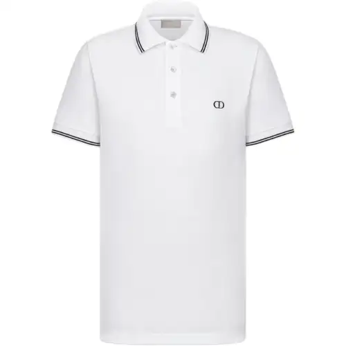 DIOR FW25 Polo Shirt Men's White
