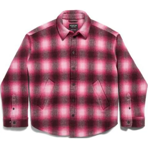 Balenciaga Embroidered Flannel Shirt