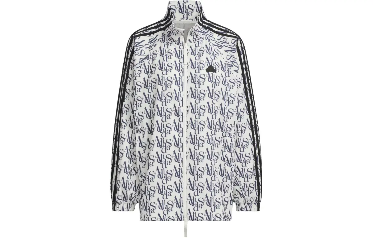 Adidas Dance Jacket Allover Print Jackets & Coats Women's Jade White