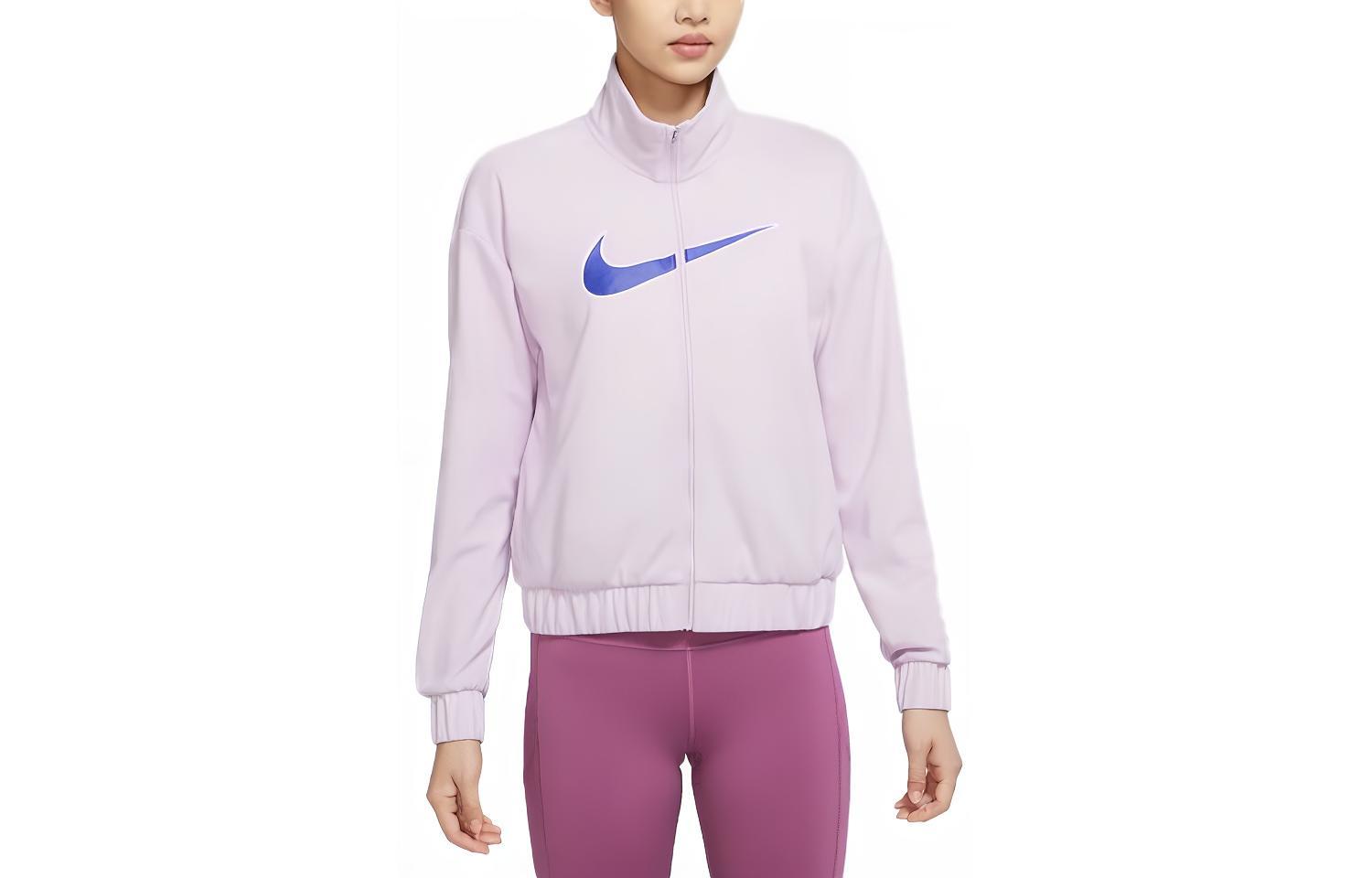 Женская куртка Nike Dri-FIT Swoosh Run Logo (светло-purple)