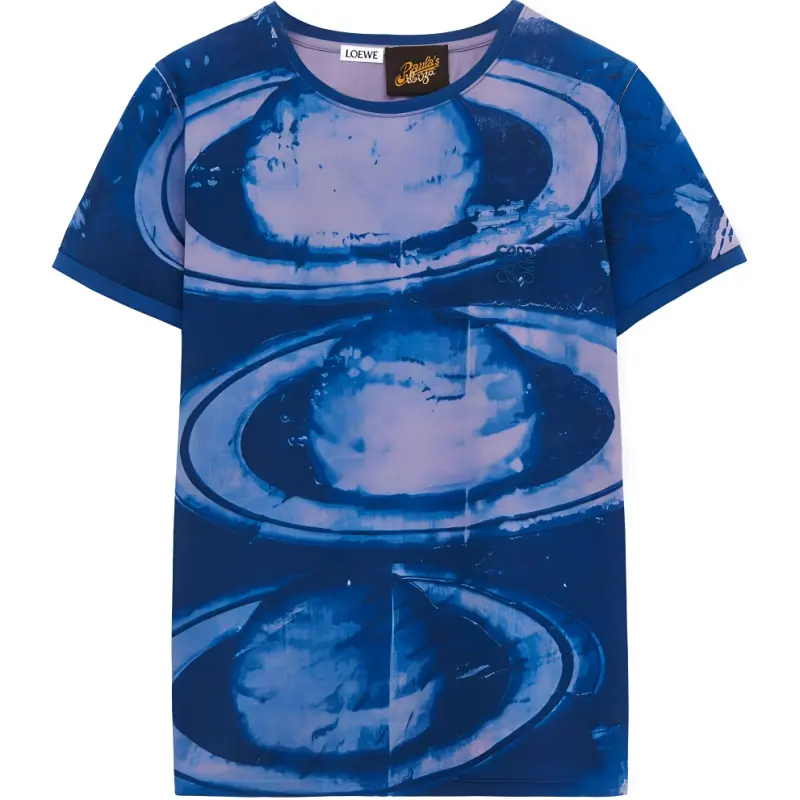 LOEWE T Shirts Women's Blue Crew Neck Moderate Other