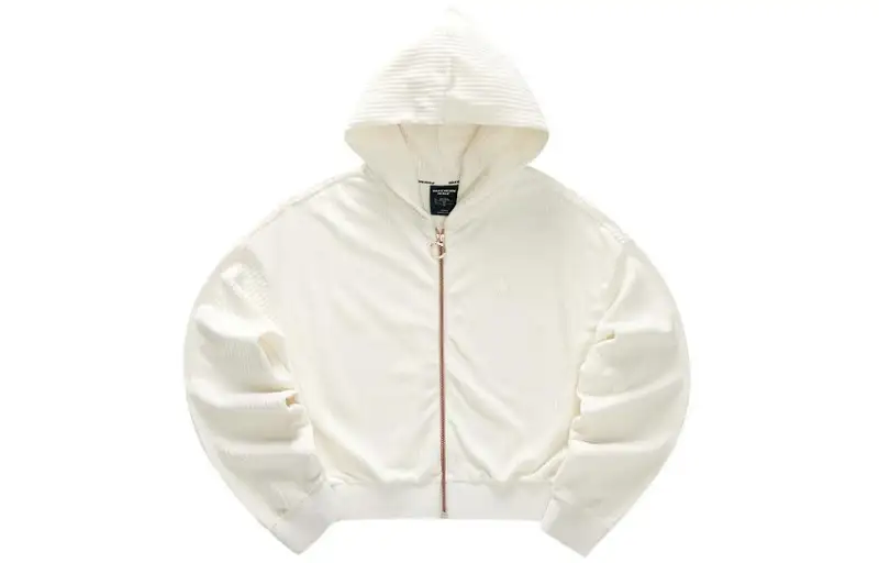 Skechers Jackets Women's White Hooded Moderate Other