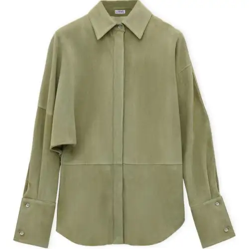 LOEWE Draped Shirt 'Sage'