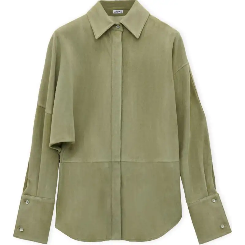 LOEWE Draped Shirt 'Sage'