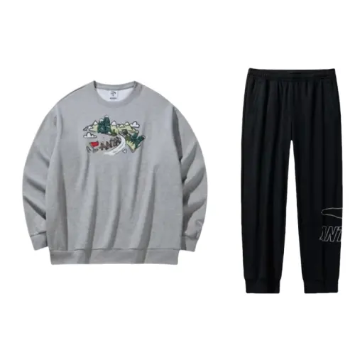 ANTA Casual Sportswear Unisex Crew Neck Moderate