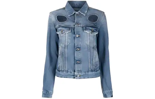 OFF WHITE Cut out Denim Jacket