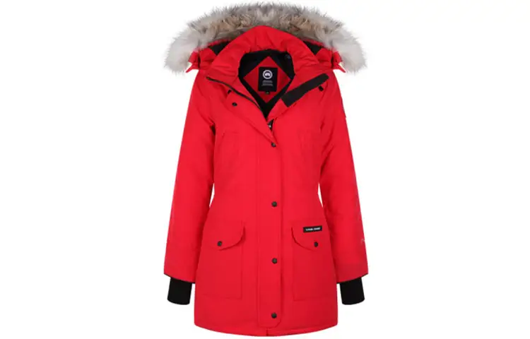 Canada Goose Women's Trillium Parka Heritage Jacket Classic Fit Red