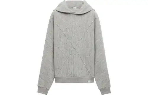 LOEWE Sweatshirts Women's Light Gray Hooded Moderate Other
