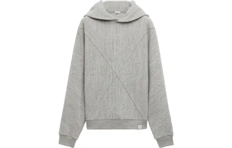 LOEWE Sweatshirts Women's Light Gray Hooded Moderate Other