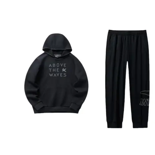 Anta Thompson KT Basketball Casual Sportswear Unisex Black