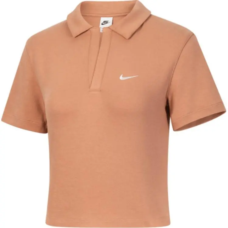 Nike Polo Shirts Women's Orange Moderate