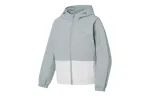 Li Ning Fitness Series Jackets Women's Water Gray Green Ivory Hooded Moderate Other
