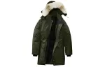 Canada Goose Trillium Down Jackets Women's Army Green Hooded Moderate Parka Down Jacket