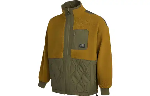 Vans Jackets Women's Brown Green Stand Collar Moderate Other