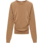 LOEWE Logo Embroidered Draped Sweater