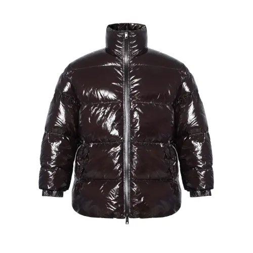 Bottega Veneta Down Jackets Women's Brown Hooded Moderate Other