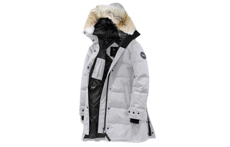 Женская куртка Canada Goose Shelburne (серебристая)
