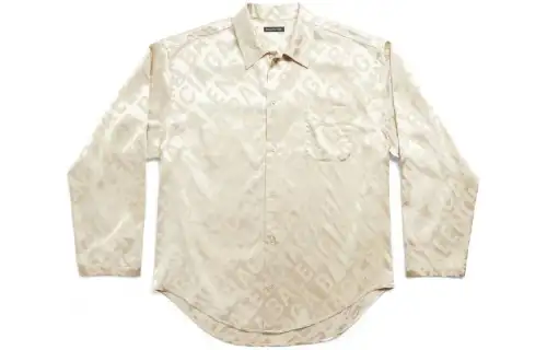Balenciaga Shirt Loose Fit Women's Beige