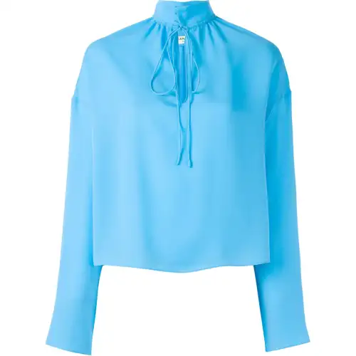 Balenciaga Tied Collar Top