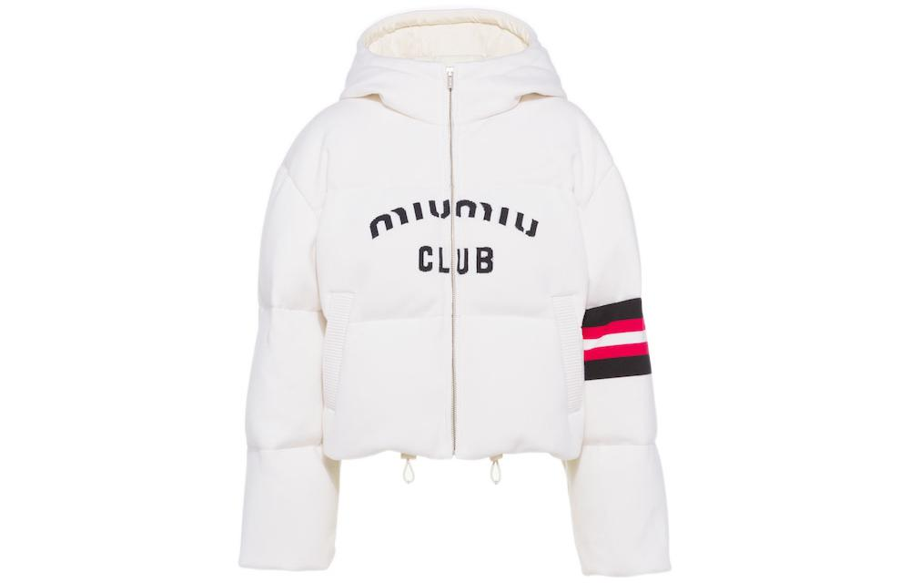 MIU MIU FW22 Down Jacket Winter Women's White