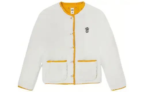 Vans Jackets Women's White V Neck Thickened Other
