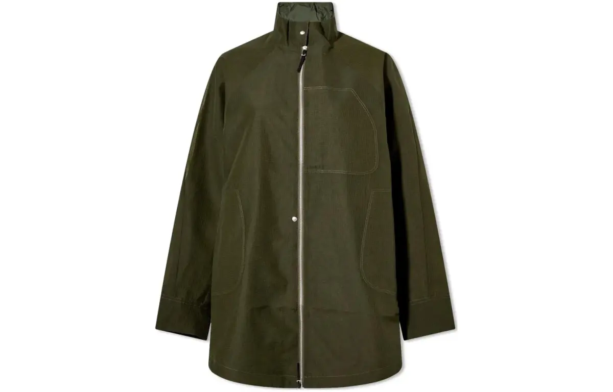 Nike Jackets Women's Green Stand Collar Moderate Other
