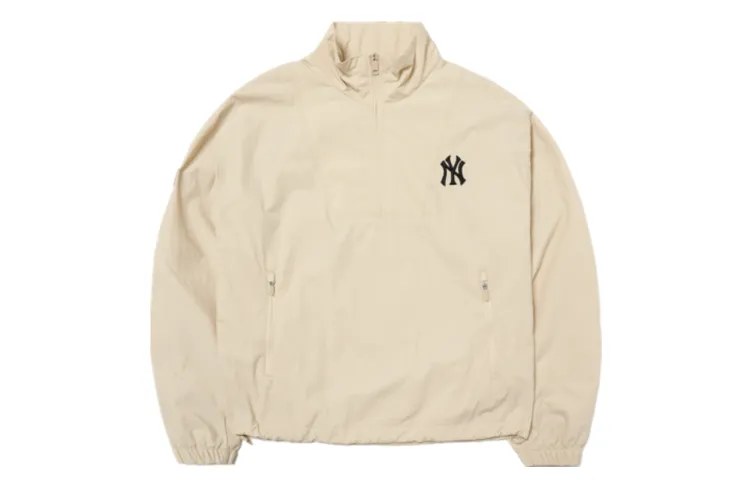 MLB New York Yankees Jackets Women's Khaki Stand Collar Moderate Other