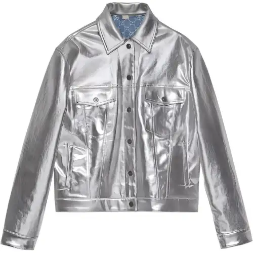 【Previous Season】GG metallic denim jacket