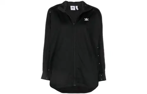 Adidas Originals Jackets Women's Black Hooded Moderate Other
