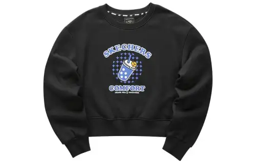 Skechers Colorful Sweatshirt Women's Carbon Black