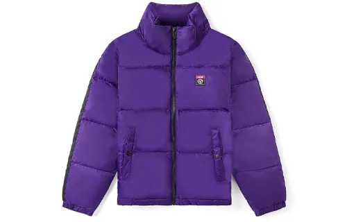 Vans Down Jackets Women's Purple Stand Collar Moderate Other