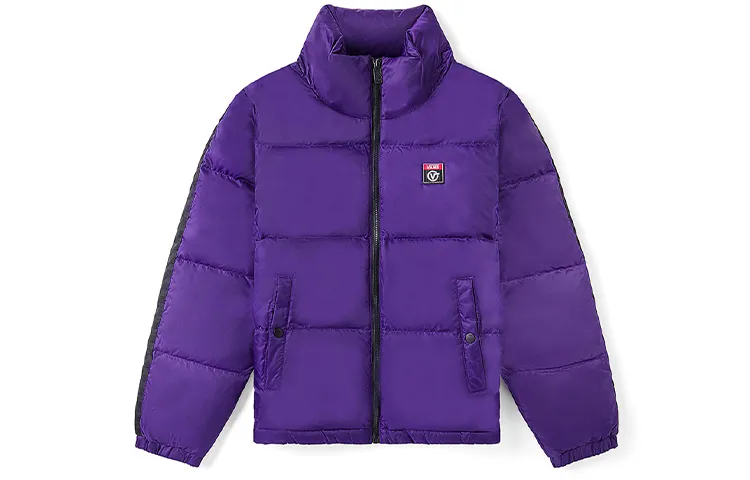 Vans Down Jackets Women's Purple Stand Collar Moderate Other