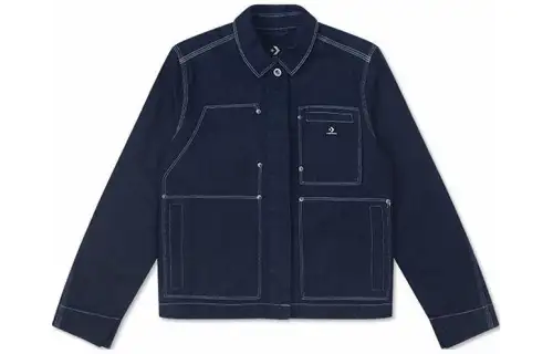 Converse Indigo Chore Jackets & Coats Women's Dark Blue