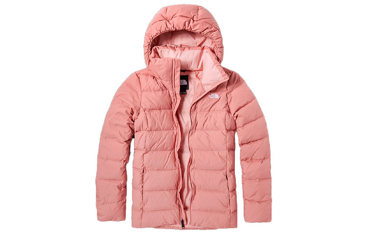 Женский пуховик The North Face Logo550 (розовый)