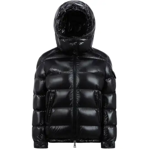 Moncler Mel Series Down Jackets Women's Black Hooded Thickened Quilted Down Jacket