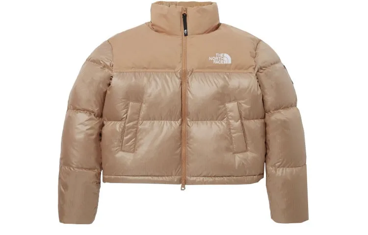 THE NORTH FACE Novelty Nuptse Down Jacket Down Jacket Women's Beige Brown