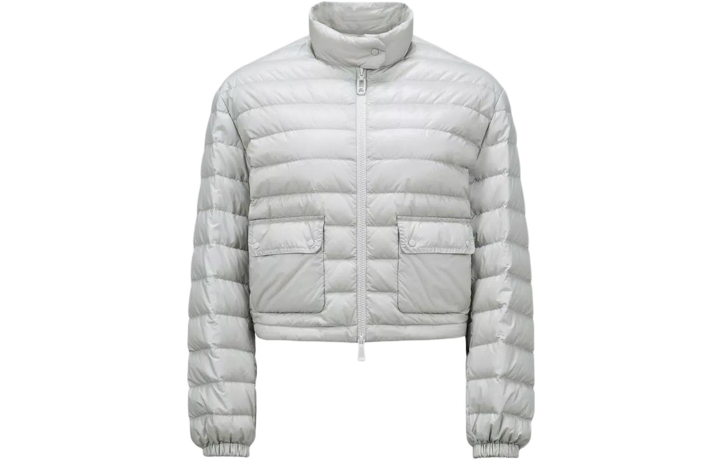 Женский пуховик Moncler Morelans (серый)