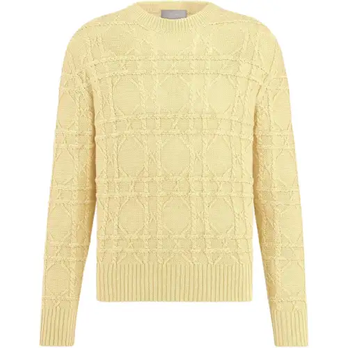 DIOR Cashmere Sweater Men's Yellow
