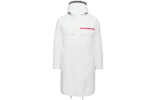 PRADA Gore Tex Pro Padded Jacket Jackets & Coats Women's Pink White